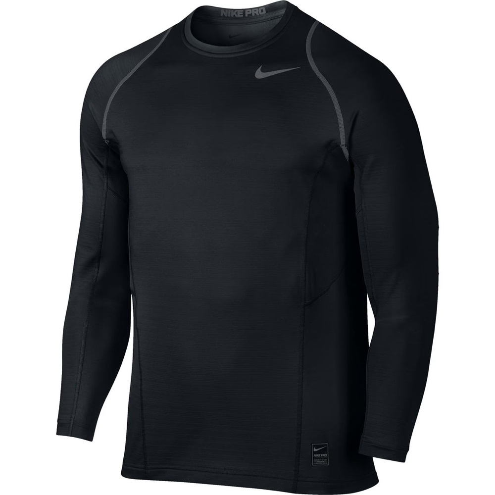 Nike Men's Pro Combat Compression Dri-Fit Long Sleeve Training Tee Fitted Small